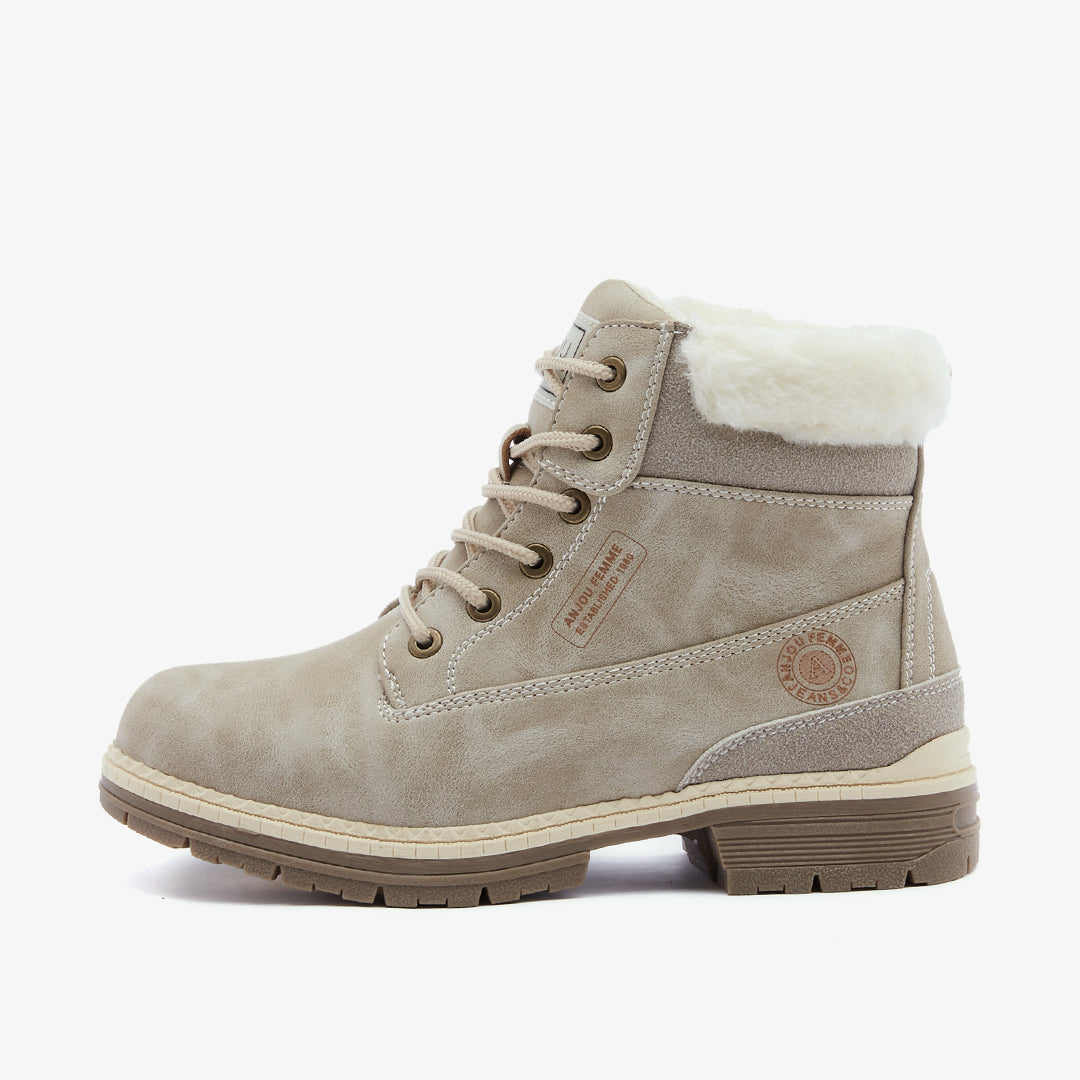 Womens Hiking Snow Winter Boots Grey