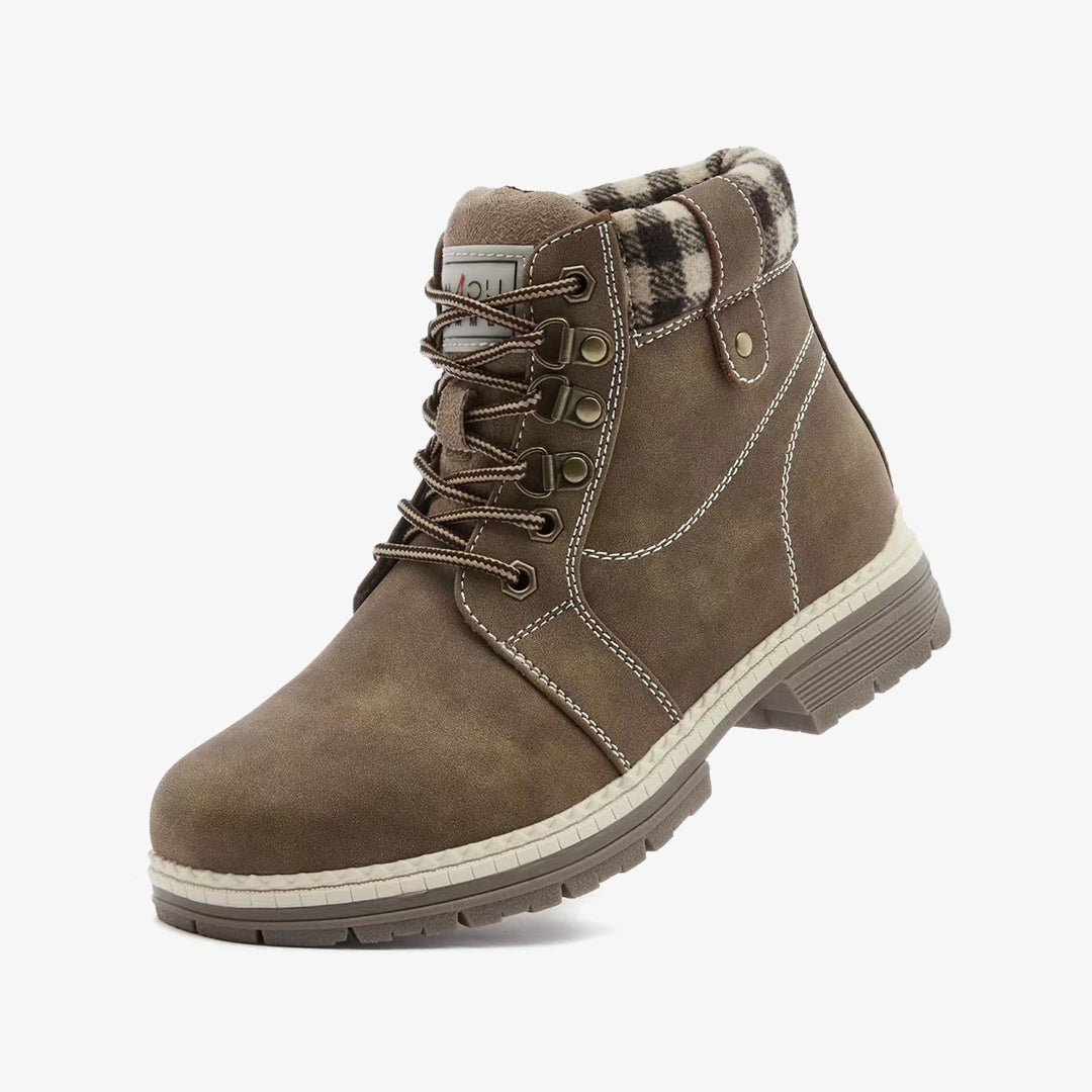 Women’s water-resistant snow ankle boots – lightweight & warm - ANJOUFEMME