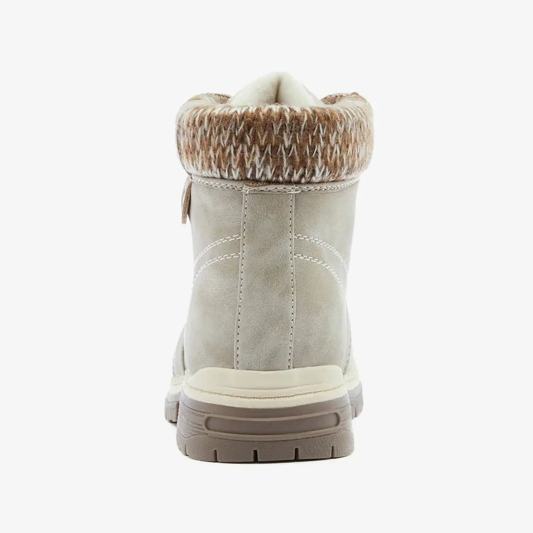 Casual winter hiking snow ankle boots for women winter-grey
