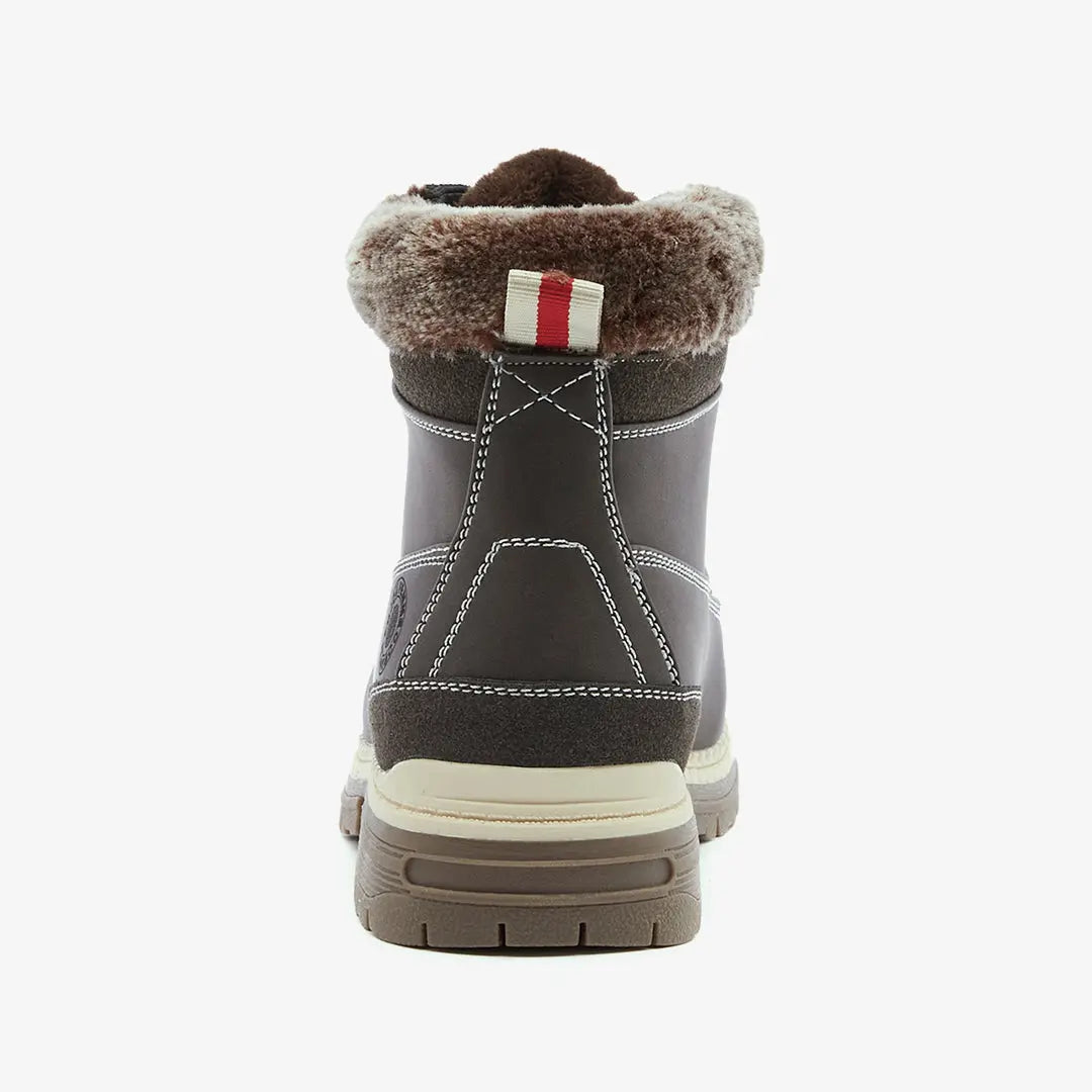 Womens Hiking Snow Winter Boots Brown