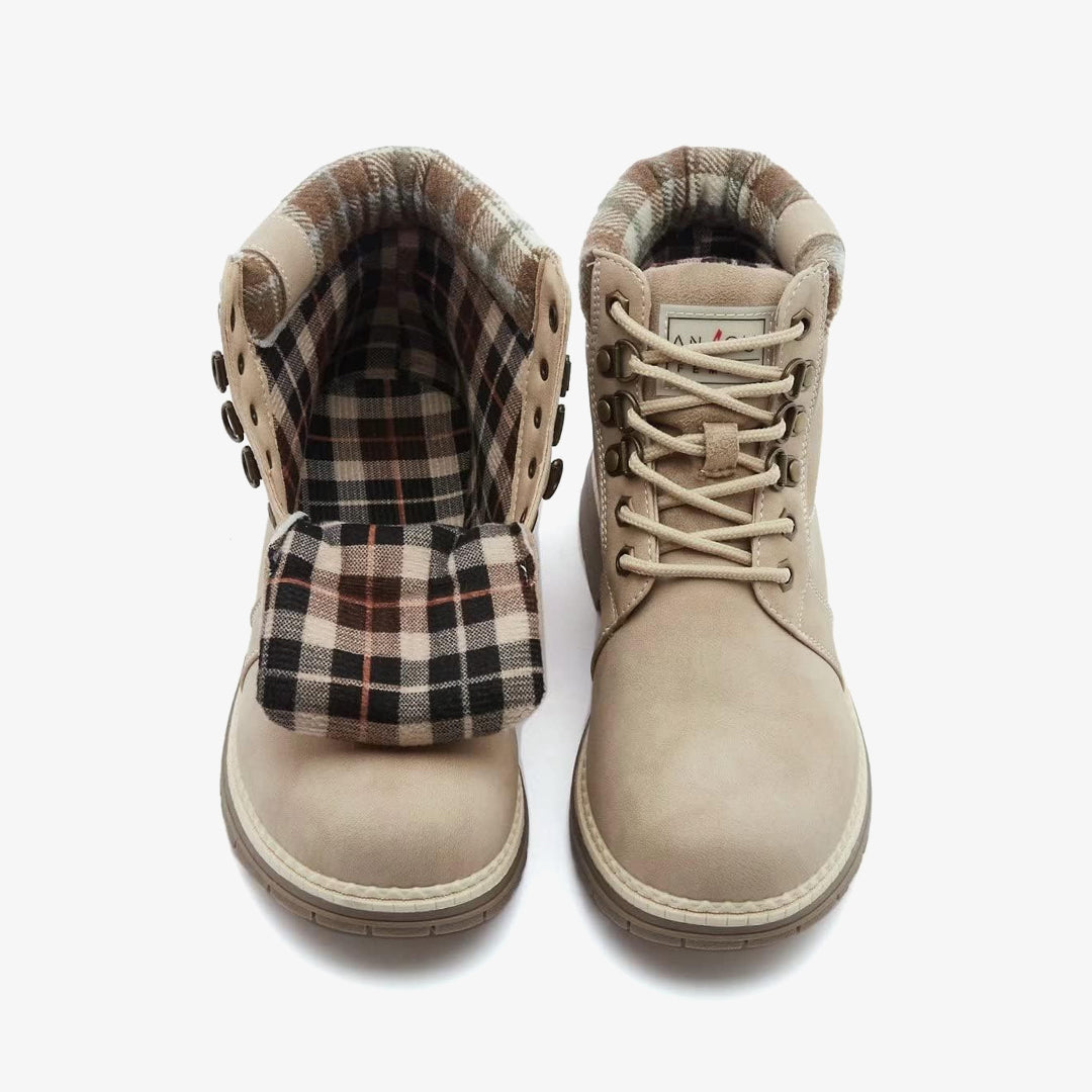 Women’s water-resistant snow ankle boots – lightweight & warm - ANJOUFEMME