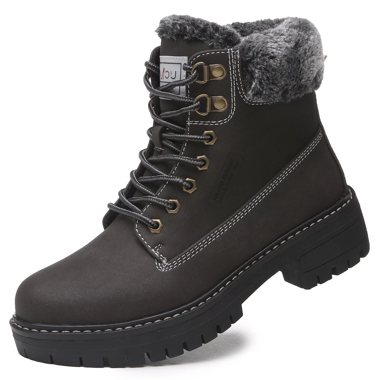 Work Winter Hiking Boots For Women black