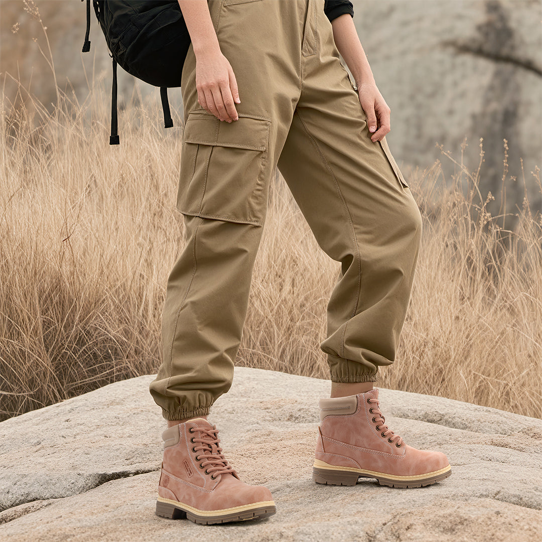 Women’s water resistant hiking boots casual outdoor work boots 我的商店